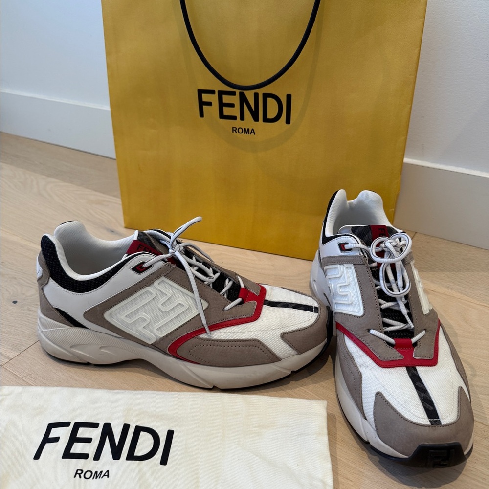 Fendi Faster Sneakers Size 12